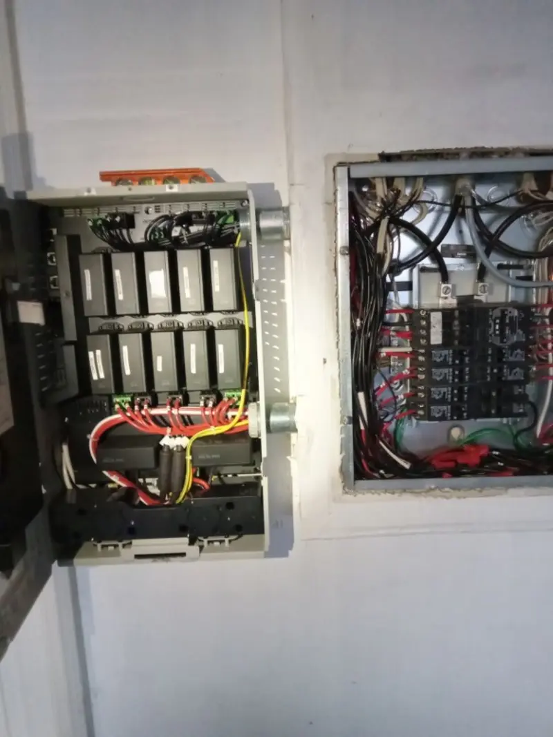 Electrical panel upgrade completed for Ring Doorbell Installation in Roanoke Rapids